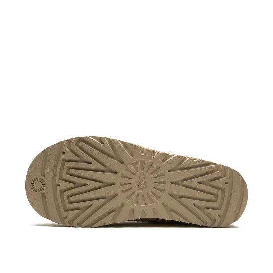 "W Tasmen Beige" suede slippers