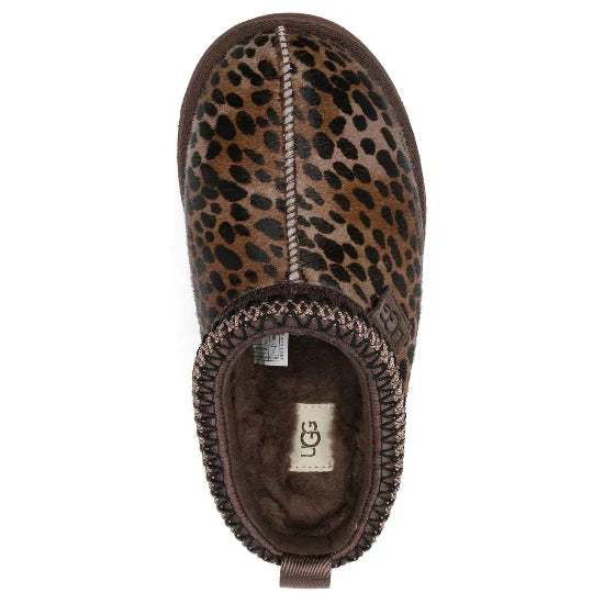 Tazz Caspian leopard-print platform mules