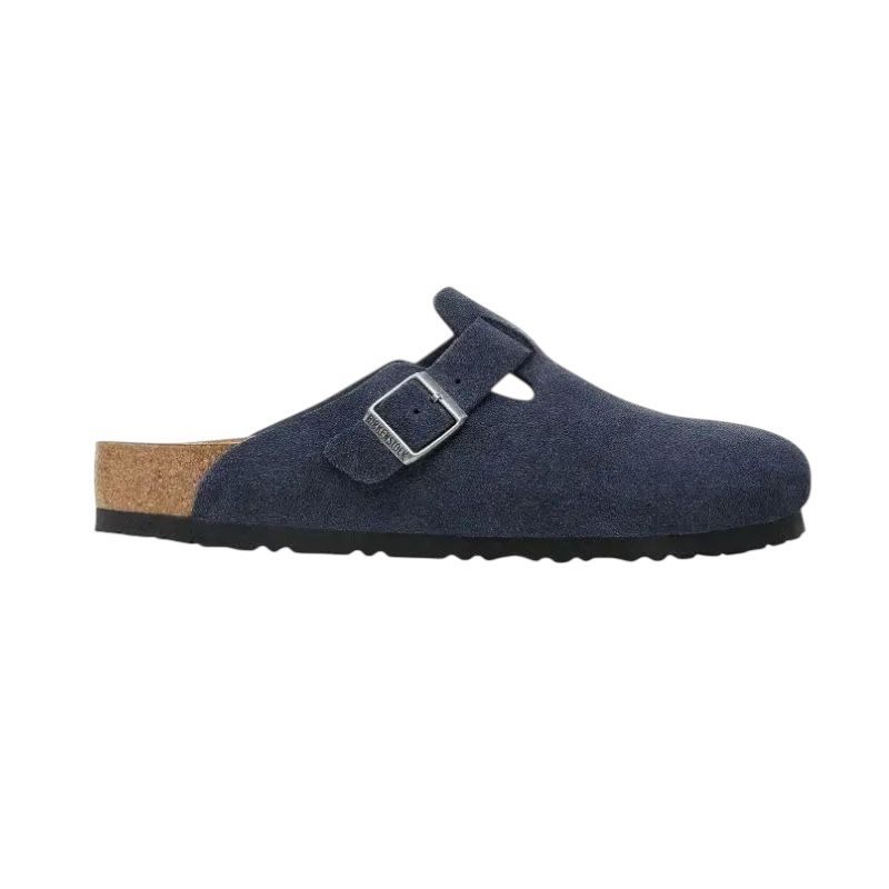 Birkenstock Boston Suede Leather "New Navy"