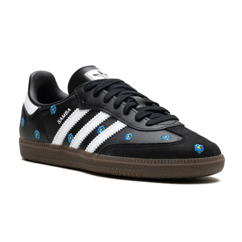Adidas Samba Light Blue Floral Core Black