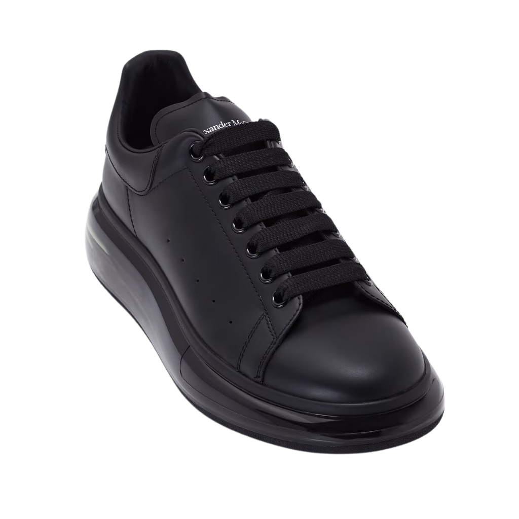 Alexander Mcqueen Oversized – Black Shiny Sole