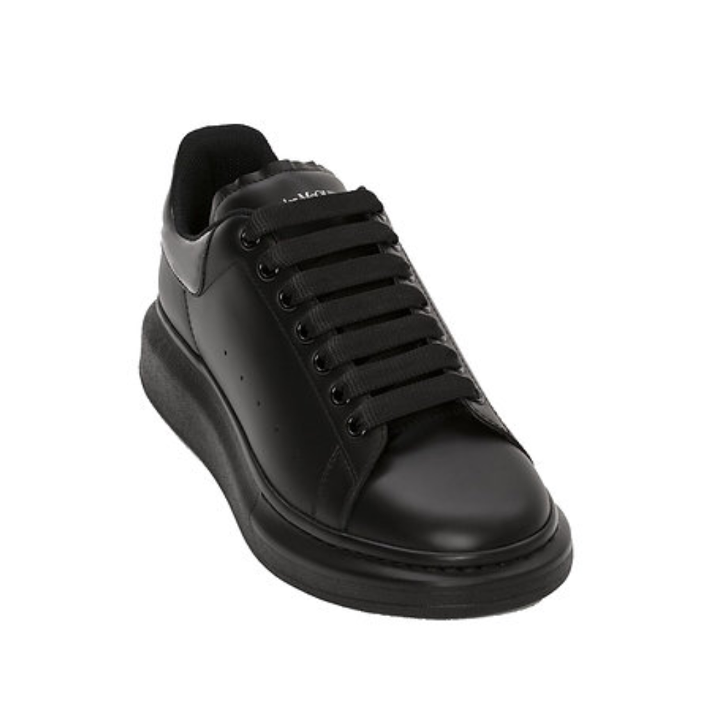 Alexander Mcqueen Oversized – Black Gloss Heel