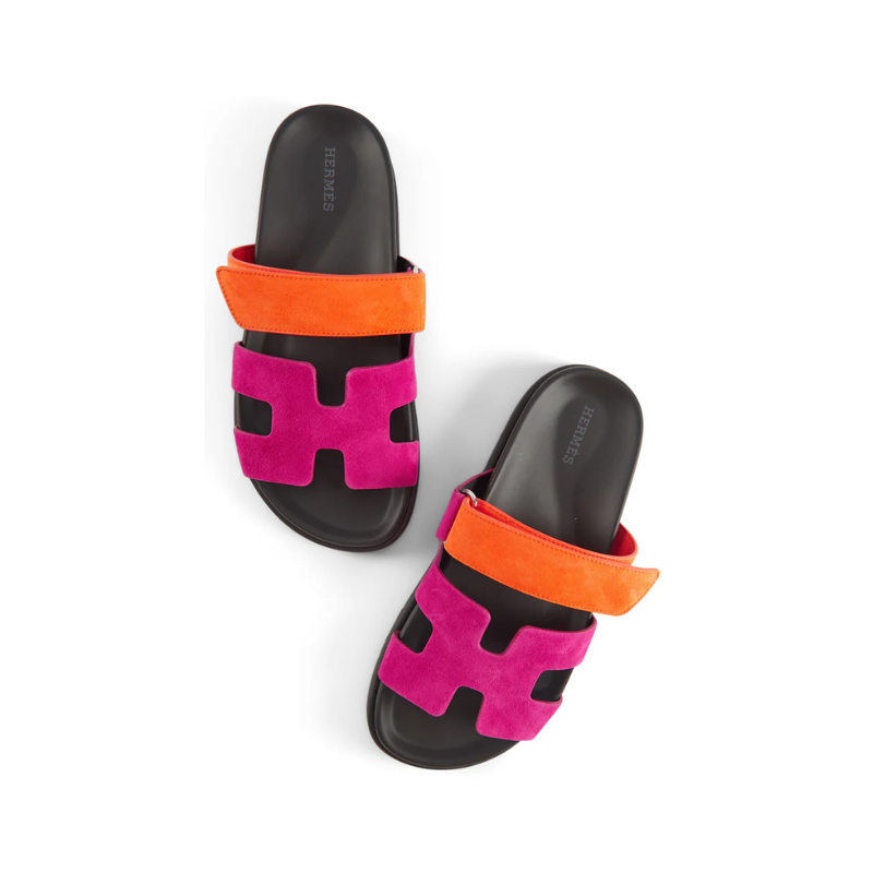 Hermes Chypre Sandal Rose Chapas / Orange Synthétique