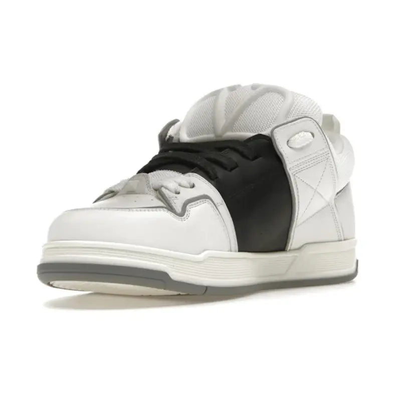 Valentino Garavani Open Skate Calfskin/Fabric – White Black Grey